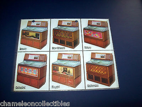 ROWE 1971 ERA JUKEBOX PHONOGRAPH SALES FLYER BROCHURE PLAYGIRL TIFFANY BEAUTY +3