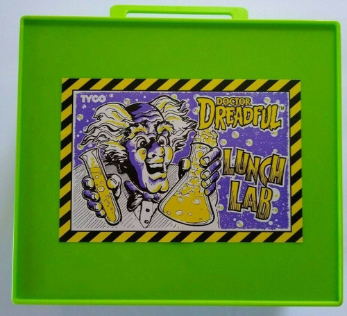 Doctor Dreadful Lunch Lab Lunchbox Mad Scientist Potions Cap'n Crunch Tyco Promo