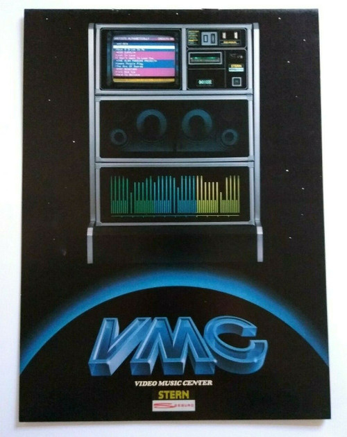 Seeburg VMC Jukebox FLYER Video Music Center Original 1981 Phonograph Artwork