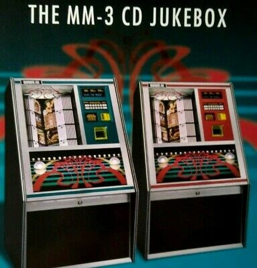 Rowe MM-3 CD Jukebox Flyer Original Phonograph Music Art Print Promo Sheet 1997