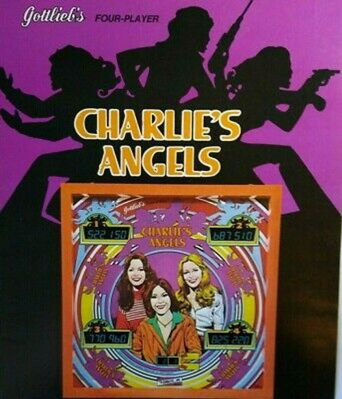 Charlies Angels Pinball Flyer Gottlieb Original Magazine Edition TV Show Artwork