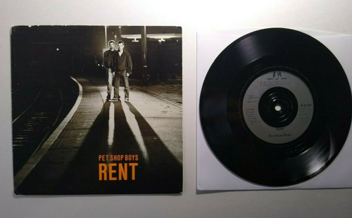 Pet Shop Boys ‎Rent 7" Record Synth-Pop Electronic Music Original UK 1987 NM