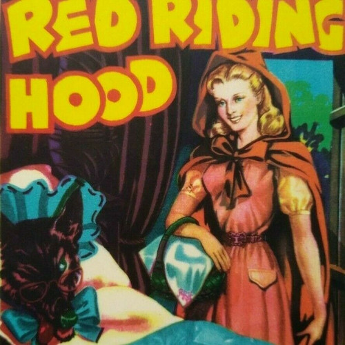 Red Riding Hood Theatre Show Mini Poster Print 1930's Original Fantasy Wolf