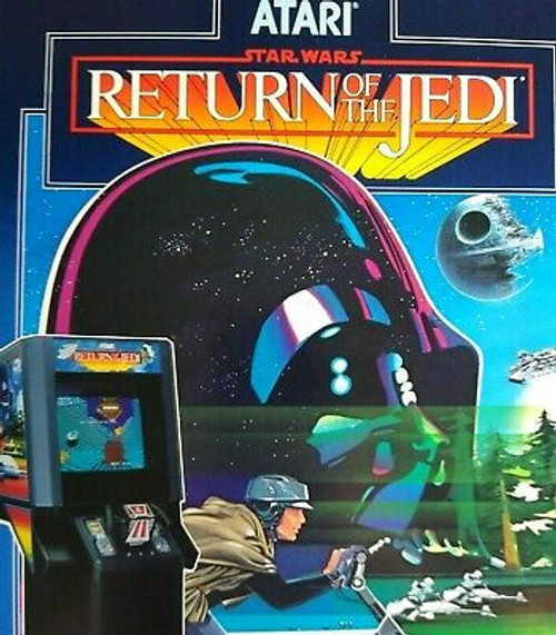 Star Wars Return Of The Jedi Atari Arcade FLYER Original 1984 Video Game Artwork