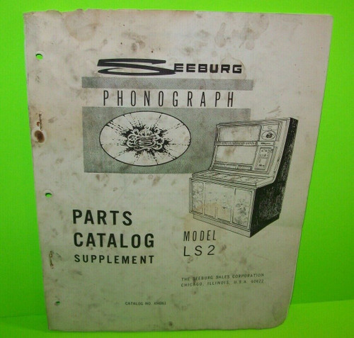Seeburg LS2 Select-O-Matic Original Jukebox Phonograph Music Parts Catalog