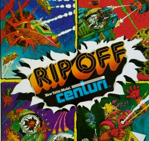 Rip Off Arcade Flyer 1979 Original Video Game Paper Retro Artwork Print Promo