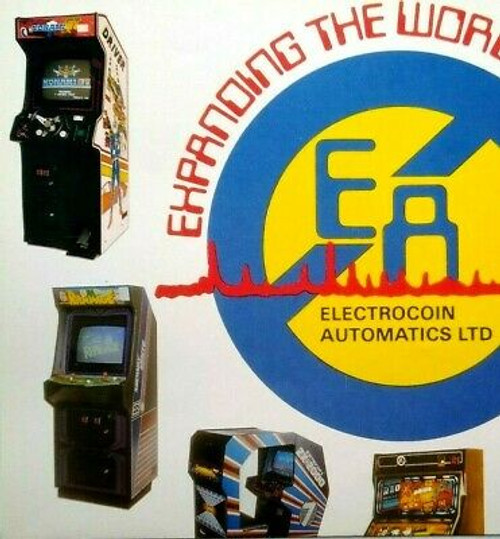 Rampage Arcade Flyer Konami GT ZX 2000 Original NOS 1986 Electrocoin Art Print