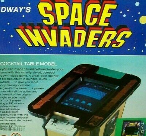 Space Invaders Arcade FLYER Original 1978 NOS Video Game Artwork Print Retro