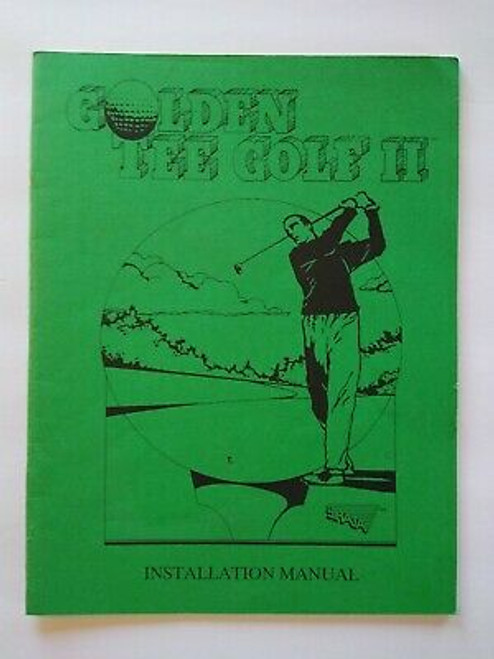 Golden Tee Golf II Strata Original Installation Service Repair Manual Golfing