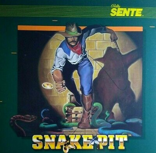 Snake Pit Bally Sente SAC I Arcade Flyer Original Video Game Promo Artwork 1984
