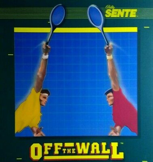 Off The Wall Bally Sente SAC I Arcade Flyer Original Video Game Artwork 1984