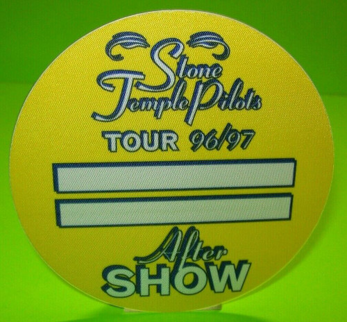 Stone Temple Pilots Backstage Concert Pass Original 1996 Hard Rock Music Vintage