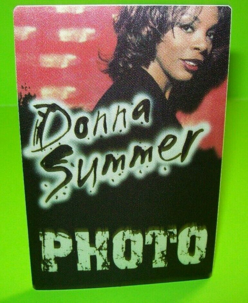 Donna Summer Back Stage Pass Original 1996 Concert Tour Music Gift Disco Soul