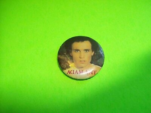 Adam Ant Musician Original Metal Badge Pinback New Wave Pop Adam And The Ants