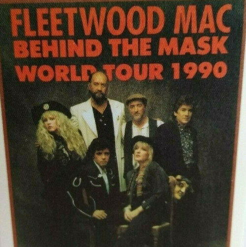 Fleetwood Mac Backstage Pass Original 1990 Rock Concert Stevie Nicks Band Photo