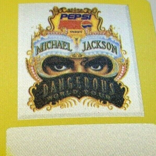 Michael Jackson Dangerous Backstage Pass Original King Of Pop Music Concert Tour Michael Jackson Dangerous Backstage Pass Original King Of Pop Music Concert Tour