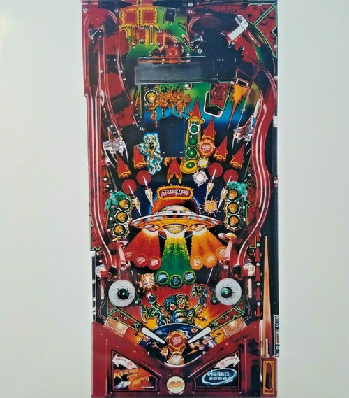 Revenge From Mars Pinball 2000 Photo Original NOS Promo Only Artwork Bally #4