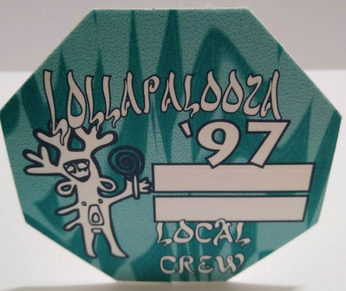 Lollapalooza Backstage Pass Original 1997 Music Festival Tour Devo The Prodigy