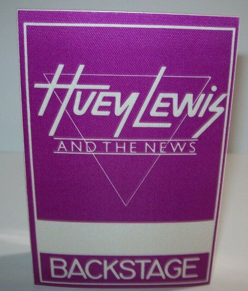 Huey Lewis And The News Backstage Pass Fore Original 1984 Tour Gift For Fans