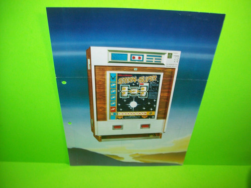 Hellomat Automaten STERN SUPER Original Slot Machine Sale Flyer German Text Rare