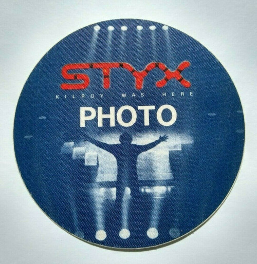 Styx Kilroy Was Here Backstage Pass Original 1984 Rock Concert Mister Roboto
