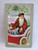 Santa Claus Brown Hat Christmas Postcard Driving Auto Jester Toy Vintage Germany