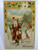 Christmas Postcard Old World Santa Claus Series 3118 Germany Antique Embossed