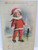 Christmas Postcard Ellen Clapsaddle Child On Ice Skates Frozen Lake Wolf 1905