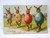 Easter Postcard Fantasy Dressed Rabbits Painted Egg Gilded Bodies Otto Schloss