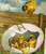 Easter Postcard Fantasy Baby Chicks Ladder Fence Cracked Egg Vintage Embossed