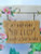 Mid Century Hello Across The Miles Pond Wood Sign Birthday Greeting Card Vintage