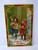 Raphael Tuck Christmas Postcard Children Dog Gifts Original White Plains 1910