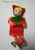 Pixie Elf Knee Hugger Christmas Ornament Retro Mod Vintage Japan Cloth Fabric