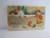 Christmas Postcard Diecut Fold Over Lads And Lassies In The Snow Merrimack 1981