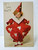 Valentines Day Postcard Clown Red Suit Hearts Unsigned Ellen Clapsaddle Unused