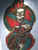 Grateful Dead Car Window Decal Skeleton Rocking Out Guitar Vintage Original 1990