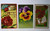 Birthday Postcards Roses Birthday Flowers Lot Of 3 Vintage Embossed Original