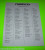 NAMCO USA DISTRIBUTOR LIST 1994 ORIGINAL FLYER WITH NAMES AND ADDRESSES
