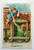 New Year Postcard Angel With Gifts Crescent Moon Man Embossed Ser. 164 Germany
