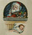 Santa Claus Heureux Noel Father Christmas Postcard Bergman 1917 Series 6073