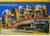 Greetings From Carmel California Big Large Block Letter Postcard Linen 2B-H956