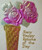 Happy Returns Postcard Roses Flowers In Weaved Vase Relief TRG Rose Embossed