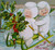 Christmas Postcard Snowman Snow Women On Sled Exotic Bird John Winsch Back