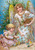 Angel Baby Victorian Christmas Postcard Series 650 Germany Otto Schloss Embossed