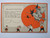 Vintage Halloween Postcard Gothic 3 Witches 4 Goblins FA Owen Antique Original