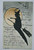 Original Halloween Postcard Witch Flying Moonlight Series 86 FA Owen MHS Unused