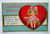 Valentines Day Postcard Girl Seated Inside Heart Barton & Spooner Series 7130