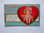 Valentines Day Postcard Girl Seated Inside Heart Barton & Spooner Series 7130