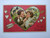 Lovers Valentine Victorian Postcard Mica Series 8096 Germany Embossed 1910 PFB