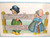 Dutch Boy Girl Barton & Spooner Original Postcard Blue Borders Series 432 Unused